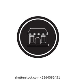 restaurant icon vector template illustration logo design