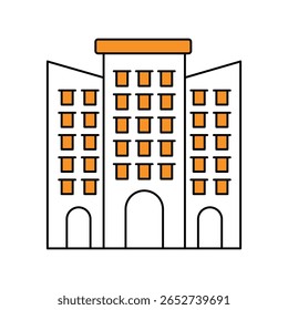 restaurant icon with white background vector stock illustration