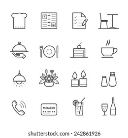 Restaurant icons