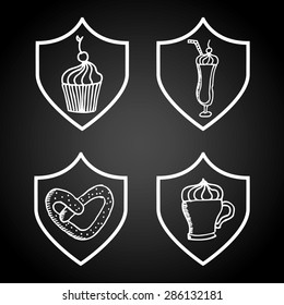 restaurant icons design, vector illustration eps10 graphic 