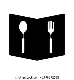 Restaurant icons isolated on white Background. color editable