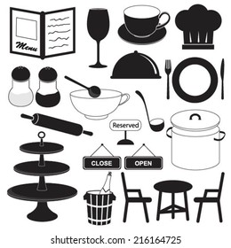 Restaurant Icons Set