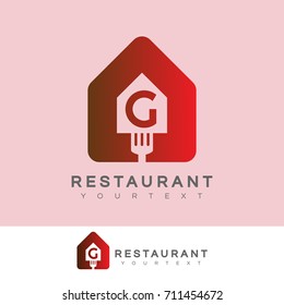 restaurant initial Letter G Logo design