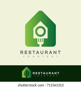 restaurant initial Letter O Logo design