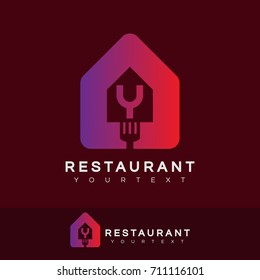 restaurant initial Letter Y Logo design