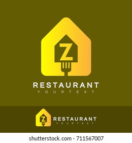 restaurant initial Letter Z Logo design