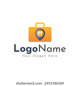 Restaurant job finder logo desgin