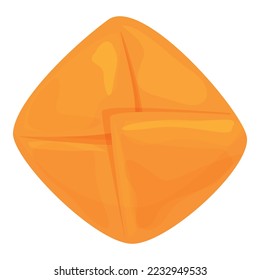 Restaurant khachapuri icon cartoon vector. Bread cuisine. Dish culture