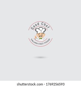 Restaurant Kitchen Chef Food logo design