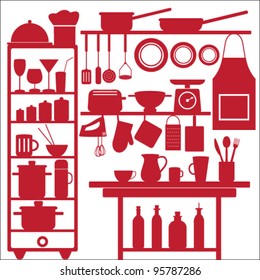 Restaurant and kitchen related symbols