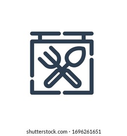 restaurant kitchen stuff icon outline