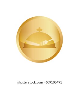Restaurant and kitchen utensil icon vector illustration graphic design