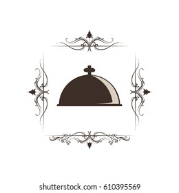 Restaurant and kitchen utensil icon vector illustration graphic design