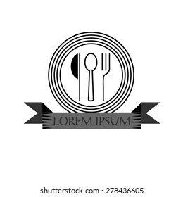 Restaurant label design, menu design.