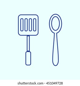 Restaurant Line icon. Eps-10.