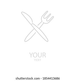 Restaurant line icon, outline vector illustration.