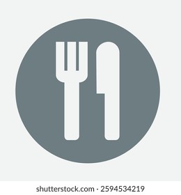 Restaurant line icon representing dining, food service, and culinary experiences.