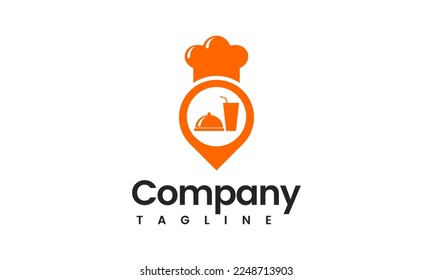 Restaurant and location icon design