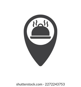 Restaurant Location Map Pin Symbol