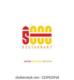 RESTAURANT LOGO 5 HUNDRED 5000 LOGO DESIGN COMPANY