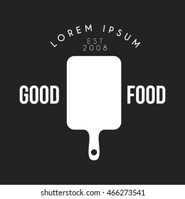 Restaurant logo and badge vector illustration