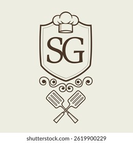 Restaurant logo Chef hat restaurant logo company restaurant logo