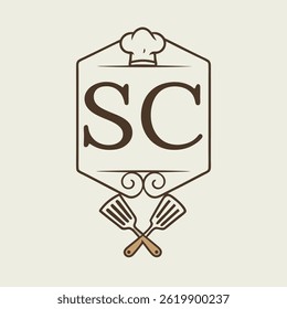 Restaurant logo Chef hat restaurant logo company restaurant logo