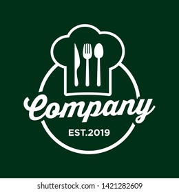 Restaurant Logo, Chef Hat Cook