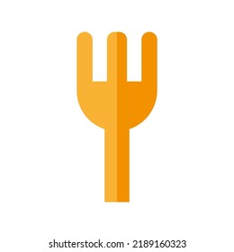 Restaurant Logo Combined with Fork Icon Vector Template