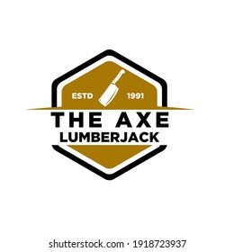 Restaurant logo concept butcher knife template vector object for logotype or badge Design. premium retro vintage style Knifes cross inside the triangle silhouette illustration isolated design.	