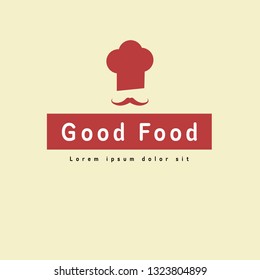 restaurant logo concept with chef icon