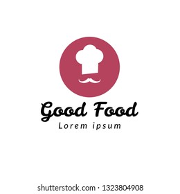 restaurant logo concept with chef icon