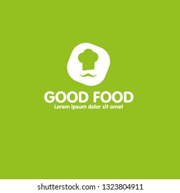 restaurant logo concept with chef icon