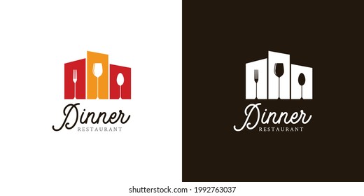 Restaurant logo concept. Chef vector illustrations.
