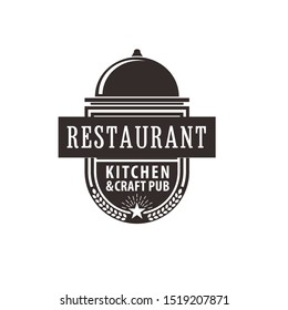 Restaurant logo concept. Retro restaurant logo. Restaurant logo badge