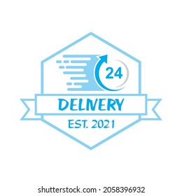 logotipo de restaurante, vector de entrega