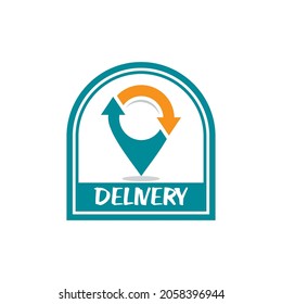 logotipo de restaurante, vector de entrega