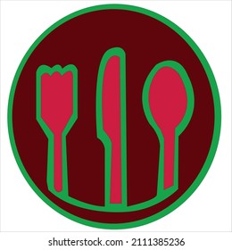 restaurant logo design of company.restaurant logo vector art icon design.food icon illustration.restaurant icon graphic
