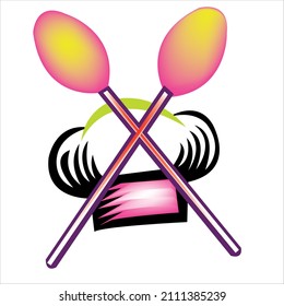 Restaurant-Logo-Design Unternehmen.Restaurant-Logo Vektorsymbol-Design.Food-Icon-Illustration.Restaurant-Symbol-Grafik