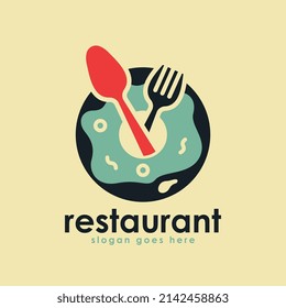 Restaurant Logo Design Concept Vector. Food Logo Design Concept