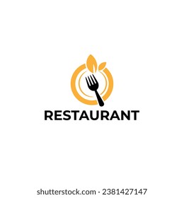 restaurant logo design, Cooking, cuisine logo Lettering, calligraphy vector illustration