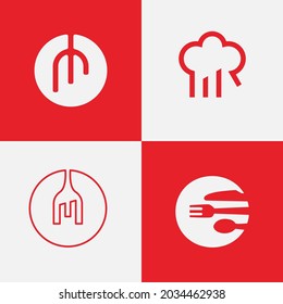 restaurant logo design inspiration bundle