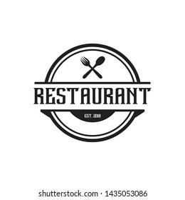 Restaurant Logo Design Inspiration Vector Template Stock Vector ...