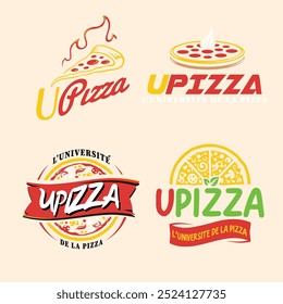 Diseño de logo de restaurante. Diseño de logo de pizza.