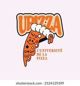 Design do logotipo do restaurante. Design do logotipo da Pizza.