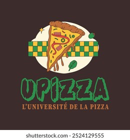 Design do logotipo do restaurante. Design do logotipo da Pizza.