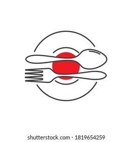 RESTAURANT LOGO DESIGN, SPOON AND FORK 