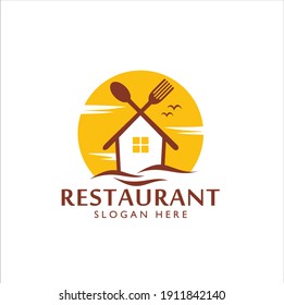 restaurant logo design, logo template for restaurant.