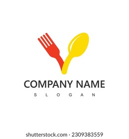 Restaurant Logo Design Template, Food Icon