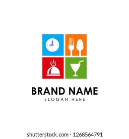 Restaurant logo design template. restaurant icon sign design element